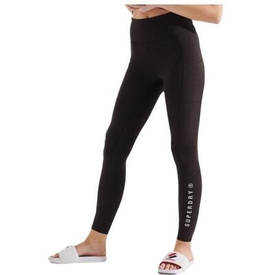 Superdry Actieve Levensstijl Leggings - Zwart - Sportkleding Superdry Actieve Levensstijl Leggings - Zwart - Sportkleding