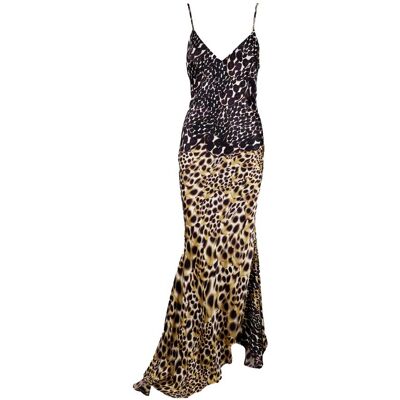 Roberto Cavalli Pre-owned Roberto Cavalli Dierenprint Lange Jurk - '00s 42 Roberto Cavalli Pre-owned Roberto Cavalli Dierenprint Lange Jurk - '00s 42