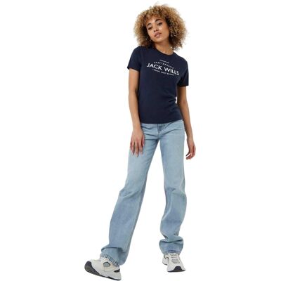 Jack Wills Dames/Dames Forstal boyfriend T-shirt (Marine) 36 Jack Wills Dames/Dames Forstal boyfriend T-shirt (Marine) 36