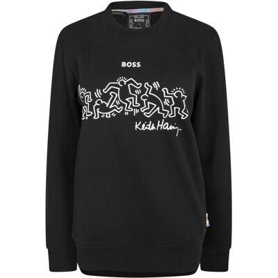 Boss Dames-sweatshirt met Keith Haring-motief (Zwart) 44 Boss Dames-sweatshirt met Keith Haring-motief (Zwart) 44