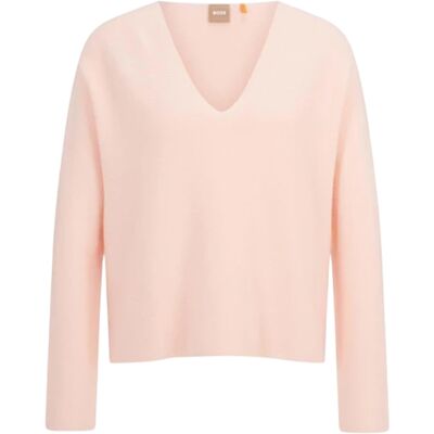 Boss Katoenen trui voor dames (Roze) 36 Boss Katoenen trui voor dames (Roze) 36