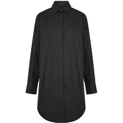Boss Dames/Dames Relaxed Fit Shirt Met Lange Mouwen (Zwart) 34 Boss Dames/Dames Relaxed Fit Shirt Met Lange Mouwen (Zwart) 34
