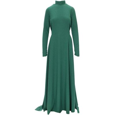 Marc Jacobs Pre-owned Marc Jacobs groene lange avondjurk met kristallen - jaren 2010 S Marc Jacobs Pre-owned Marc Jacobs groene lange avondjurk met kristallen - jaren 2010 S