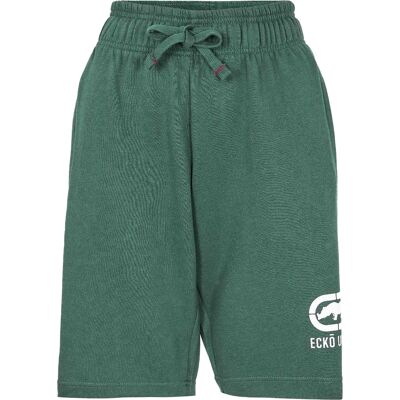Ecko Casual fleece-sweatshorts voor heren met krokodillenprint (Groen) 40 Ecko Casual fleece-sweatshorts voor heren met krokodillenprint (Groen) 40