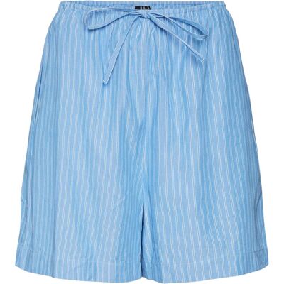 Vero Moda Gili chino-short met verticale strepen voor dames (Blauw) 38 Kort Vero Moda Gili chino-short met verticale strepen voor dames (Blauw) 38 Kort