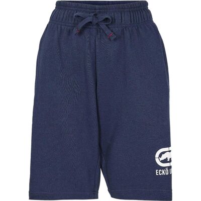 Ecko Casual fleece-sweatshorts voor heren met krokodillenprint (Marine) 38 Ecko Casual fleece-sweatshorts voor heren met krokodillenprint (Marine) 38