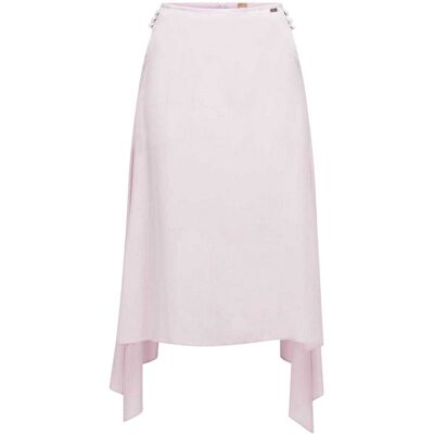 Boss Vicina midi-rok met hoge taille voor dames (Roze) 32 Boss Vicina midi-rok met hoge taille voor dames (Roze) 32
