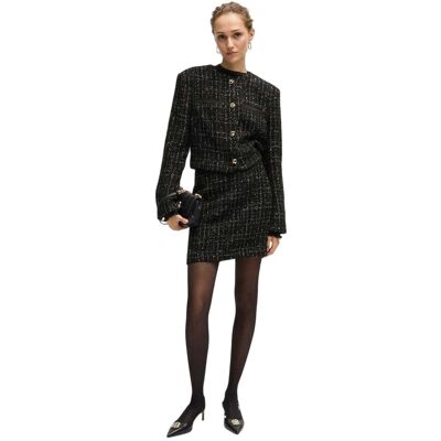Boss Viliana reguliere minirok voor dames (Zwart) 38 Boss Viliana reguliere minirok voor dames (Zwart) 38