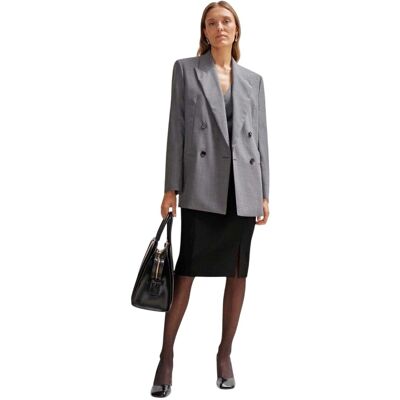 Boss Vukeva midirok voor dames (Zwart) 34 Boss Vukeva midirok voor dames (Zwart) 34