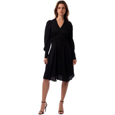 Boss Donny midi-jurk voor dames (Zwart) 34 Boss Donny midi-jurk voor dames (Zwart) 34
