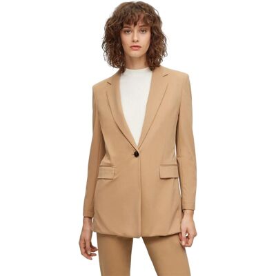 Boss Dames/Dames Jernara1 Blazer (Medium Beige) 32 Boss Dames/Dames Jernara1 Blazer (Medium Beige) 32