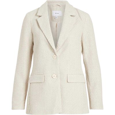 Vila Dames/Dames Viemmi Bouclé Getailleerde Blazer (Berk) S Vila Dames/Dames Viemmi Bouclé Getailleerde Blazer (Berk) S