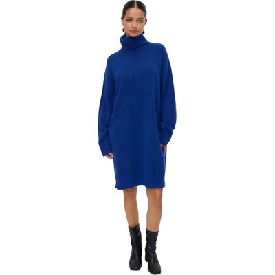 Vero Moda Gebreide jurk met col voor dames (Blauw) 40 Vero Moda Gebreide jurk met col voor dames (Blauw) 40