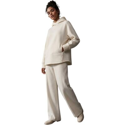Boss Dames Elapse Relaxed Fit Hoodie (Wit) 40 Boss Dames Elapse Relaxed Fit Hoodie (Wit) 40