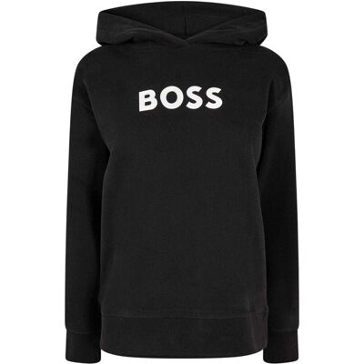 Boss Dames/dames Logo Hoodie (Zwart) 36 Boss Dames/dames Logo Hoodie (Zwart) 36
