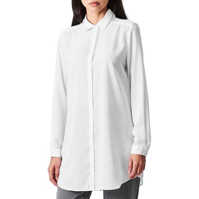Vila Vilucy-blouse met lange mouwen voor dames (normaal model) (Sneeuwwitje) XS Vila Vilucy-blouse met lange mouwen voor dames (normaal model) (Sneeuwwitje) XS