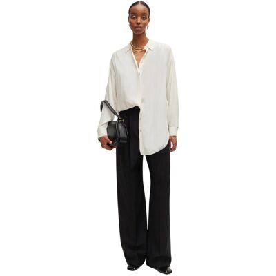 Boss Benika-blouse met lange mouwen voor dames (Wit) 36 Boss Benika-blouse met lange mouwen voor dames (Wit) 36