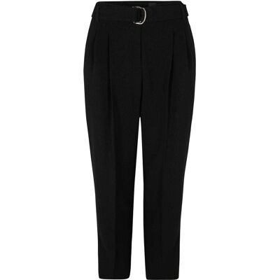 Boss Tapiah effen rechte broek voor dames (Zwart) 36 Boss Tapiah effen rechte broek voor dames (Zwart) 36