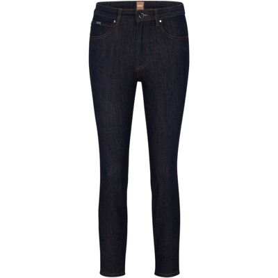 Boss Jackie 5-pocket slim fit jeans voor dames (Blauw) Boss Jackie 5-pocket slim fit jeans voor dames (Blauw)