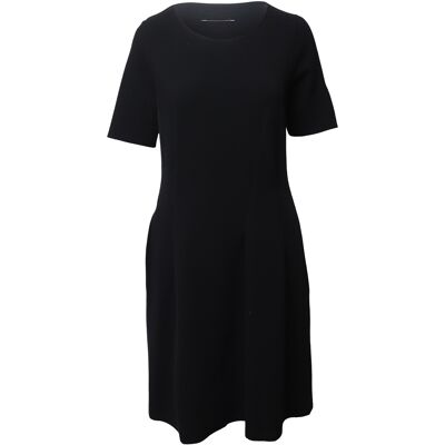 Maison Margiela Pre-owned Maison Margiela MM6 T-shirtjurk van zwart katoen S Maison Margiela Pre-owned Maison Margiela MM6 T-shirtjurk van zwart katoen S