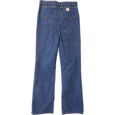 Marc Jacobs Pre-owned Marc Jacobs Boyfriend Jeans in blauwe katoenen denim M Marc Jacobs Pre-owned Marc Jacobs Boyfriend Jeans in blauwe katoenen denim M