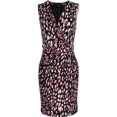Gucci Pre-owned Gucci jurk met print en overslag aan de voorkant, gemaakt van veelkleurige viscose. M Gucci Pre-owned Gucci jurk met print en overslag aan de voorkant, gemaakt van veelkleurige viscose. M