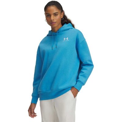 Under Armour Dames/Dames Icon Fleece Oversized Hoodie (Blauw) Under Armour Dames/Dames Icon Fleece Oversized Hoodie (Blauw)