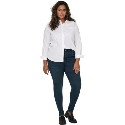 Only Vrouwen/dames Skinny Jeans (Blauw Zwart) Only Vrouwen/dames Skinny Jeans (Blauw Zwart)