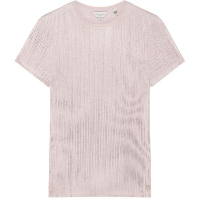 T-shirt Met Korte Mouwen En Ronde Hals Van Metallic T-shirt Van Ted Baker S T-shirt Met Korte Mouwen En Ronde Hals Van Metallic T-shirt Van Ted Baker S