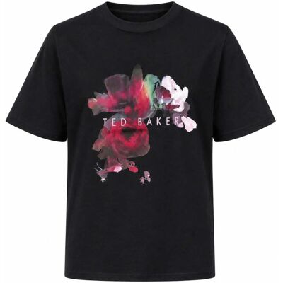 Ted Baker Phina Floral Bloom Zwart T-shirt S Ted Baker Phina Floral Bloom Zwart T-shirt S