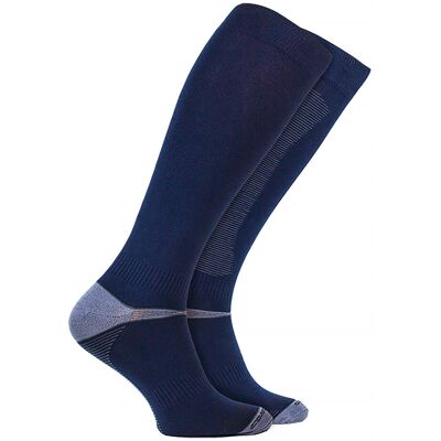 Bamboe Paardrijsokken COMODO Lange Laars Paardrijsokken Kniehoge Bamboesokken - Marineblauw Bamboe Paardrijsokken COMODO Lange Laars Paardrijsokken Kniehoge Bamboesokken - Marineblauw
