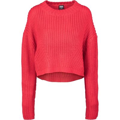 Urban Classics Dames/Dames oversized Sweatshirt met Brede Mouwen (Vuurrood) M Urban Classics Dames/Dames oversized Sweatshirt met Brede Mouwen (Vuurrood) M