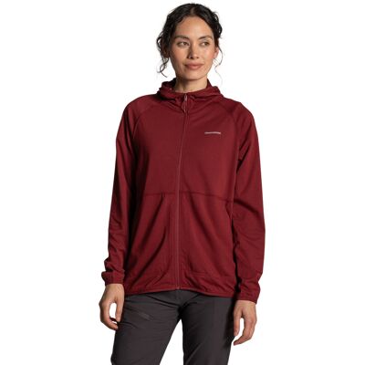 Craghoppers Dames/Dames Aya Nosilife Hooded Jacket (Riad Rood) 44 Craghoppers Dames/Dames Aya Nosilife Hooded Jacket (Riad Rood) 44