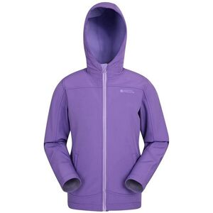 Mountain Warehouse Kinder Exodus Waterdichte Softshell Jas - Paars Mountain Warehouse Kinder Exodus Waterdichte Softshell Jas - Paars