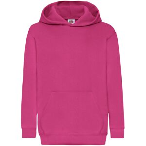 Fruit of the Loom Kinderen/Kinderen Classic Hooded Sweatshirt (Fuchsia) 7-8J / 122-128cm Fruit of the Loom Kinderen/Kinderen Classic Hooded Sweatshirt (Fuchsia) 7-8J / 122-128cm