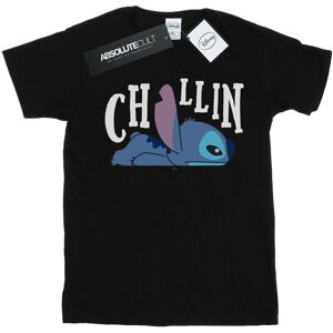Disney Jongens Lilo en Stitch Chillin T-shirt (Zwart) 12-13J / 152-158cm Disney Jongens Lilo en Stitch Chillin T-shirt (Zwart) 12-13J / 152-158cm