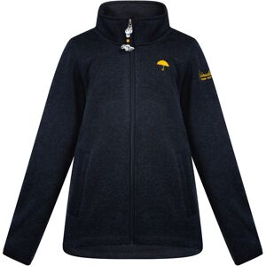 Schmuddelwedda Gebreide fleece jas Meisje marine gem 11J / 146cm Schmuddelwedda Gebreide fleece jas Meisje marine gem 11J / 146cm