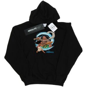 Disney Meisjes Moana en Maui Wave Hoodie (Zwart) 9-11J / 128cm-146cm Disney Meisjes Moana en Maui Wave Hoodie (Zwart) 9-11J / 128cm-146cm