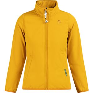Recycled Material Kids Softshell Jas - Mosterd 8J / 128cm Recycled Material Kids Softshell Jas - Mosterd 8J / 128cm