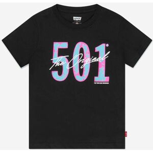 Levis Levi's Kinderkleding Jongens 501 The Original T-Shirt in Zwart 10J / 140cm Levis Levi's Kinderkleding Jongens 501 The Original T-Shirt in Zwart 10J / 140cm