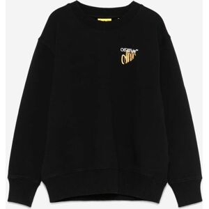 Off-White Jongens Pijltekening Sweatshirt in Zwart 10J / 140cm Off-White Jongens Pijltekening Sweatshirt in Zwart 10J / 140cm