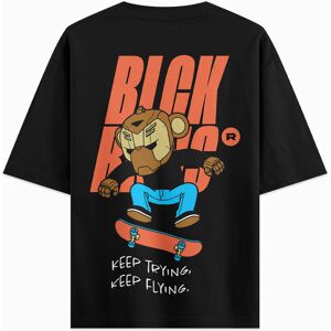 Black Bananas Kinderen Keep Flying T-shirt, Zwart 10J / 140cm Black Bananas Kinderen Keep Flying T-shirt, Zwart 10J / 140cm