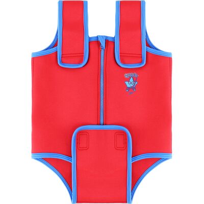 Speedo Sea Squad Mouwloos Rood/Blauw Neopreen Badpak 8 11344C314 3-6M / 62-68cm Speedo Sea Squad Mouwloos Rood/Blauw Neopreen Badpak 8 11344C314 3-6M / 62-68cm