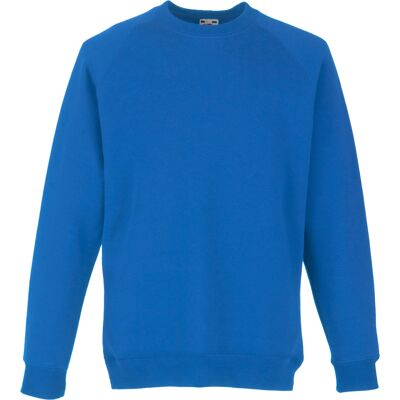 Fruit Of The Loom Kinderen Unisex Raglan mouwen Sweatshirt (Royaal Blauw) 7-8J / 122-128cm Fruit Of The Loom Kinderen Unisex Raglan mouwen Sweatshirt (Royaal Blauw) 7-8J / 122-128cm
