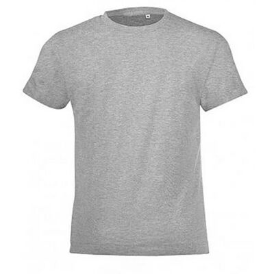 SOLS Kinderen/Kinderen Regent Korte Mouwen Aangepast T-Shirt (Grijze Mergel) 10J / 140cm SOLS Kinderen/Kinderen Regent Korte Mouwen Aangepast T-Shirt (Grijze Mergel) 10J / 140cm
