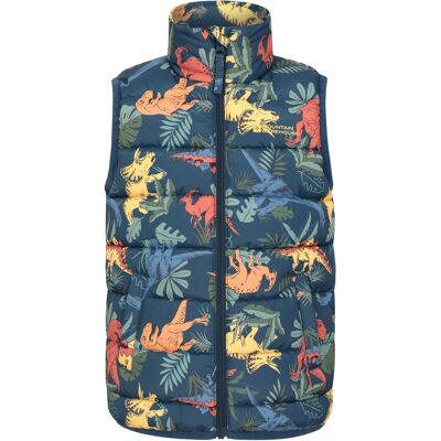 Mountain Warehouse Kinderen/Kinderen Rocko Dinosaurus Gewatteerd Gilet (Groen) 7-8J / 122-128cm Mountain Warehouse Kinderen/Kinderen Rocko Dinosaurus Gewatteerd Gilet (Groen) 7-8J / 122-128cm