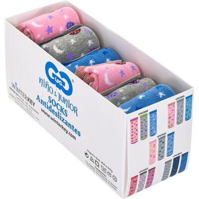 Le Petit Garçon Set-6 anti-slip kindersokken LPG2001 18 Le Petit Garçon Set-6 anti-slip kindersokken LPG2001 18