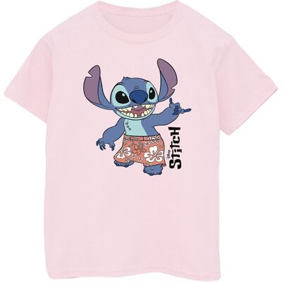 Disney Meisjes Lilo & Stitch Bermuda Shorts Katoen T-Shirt (Baby Roze) 7-8J / 122-128cm Disney Meisjes Lilo & Stitch Bermuda Shorts Katoen T-Shirt (Baby Roze) 7-8J / 122-128cm