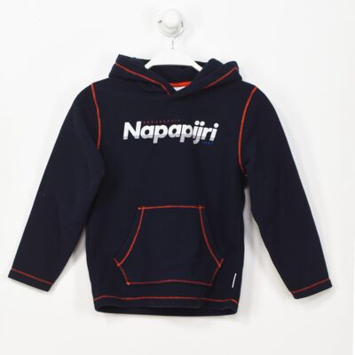 Napapijri K TAU fleece sweatshirt hoge hals met capuchon GA4EPP jongen 8J / 128cm Napapijri K TAU fleece sweatshirt hoge hals met capuchon GA4EPP jongen 8J / 128cm