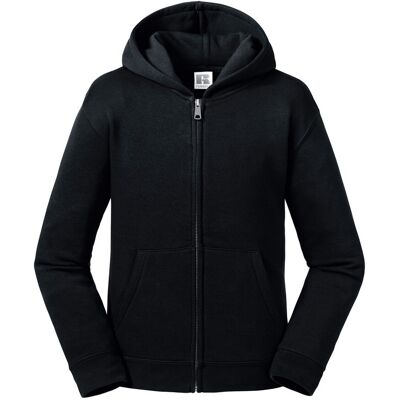 Russell Athletic Russell Kinderen/kinderen Authentieke Zip Hooded Sweatshirt (Zwart) 11-12J / 146-152cm Russell Athletic Russell Kinderen/kinderen Authentieke Zip Hooded Sweatshirt (Zwart) 11-12J / 146-152cm